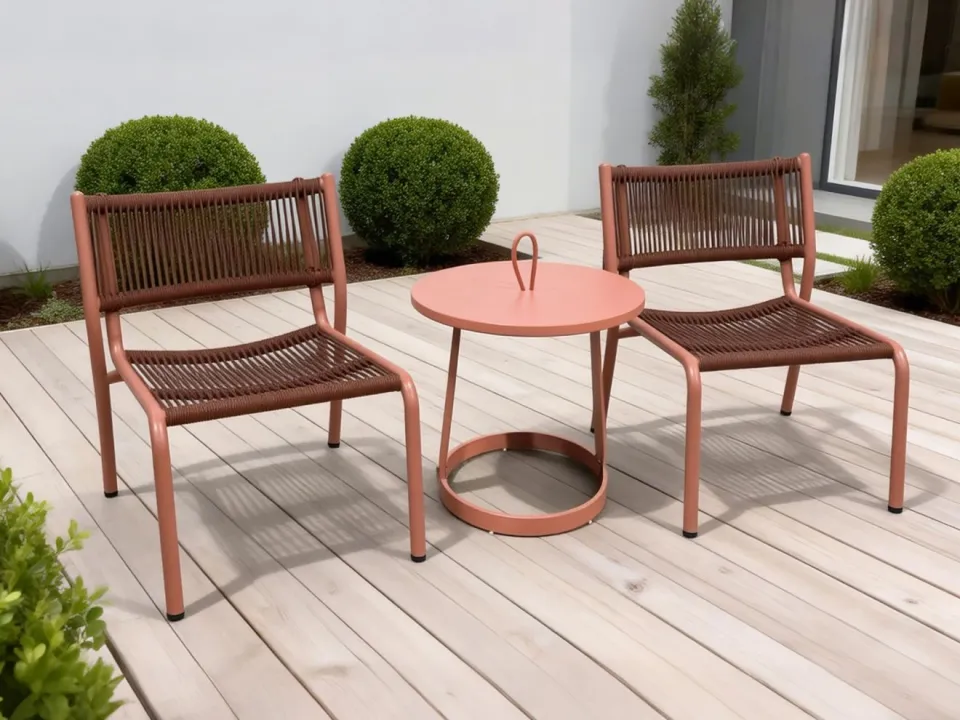 Manifesto Furniture Manifesto Salemi bijzet tuintafel ø47 (h:52,5cm) taupe, foto 3