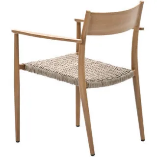 Garden Impressions Parijs dining fauteuil light teak look bruin, foto 3