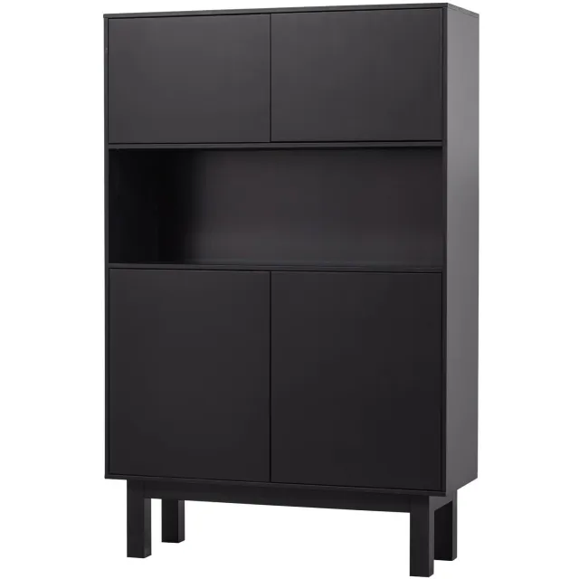 WOOOD Finca buffetkast zwart deep black