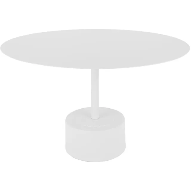 Leitmotiv Bijzettafel Nowa Low - Wit - 55x55x35cm - Modern