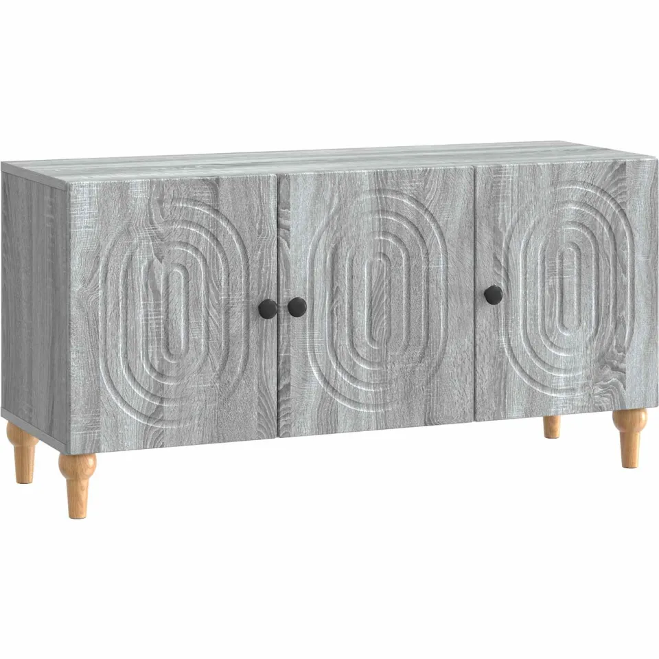 vidaXL TV-kast 99 x 34,5 x 50 cm Grijs sonoma Bewerkt hout, foto 3