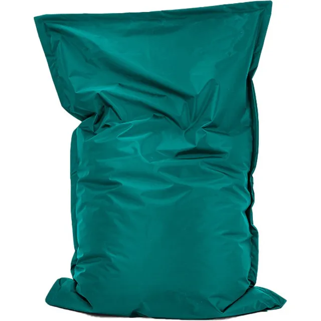 Bobbel Home Zitzak Roma - Ruime zitzakken - Kussen - Nylon - 100x150cm - Voor Binnen en Buiten - Smaragd