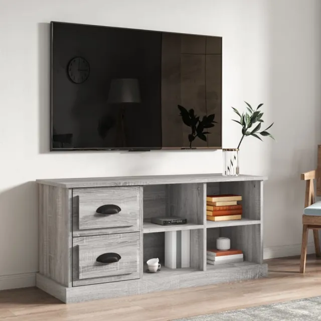 vidaXL Tv-meubel 102x35,5x47,5 cm bewerkt hout grijs sonoma eikenkleur, foto 2