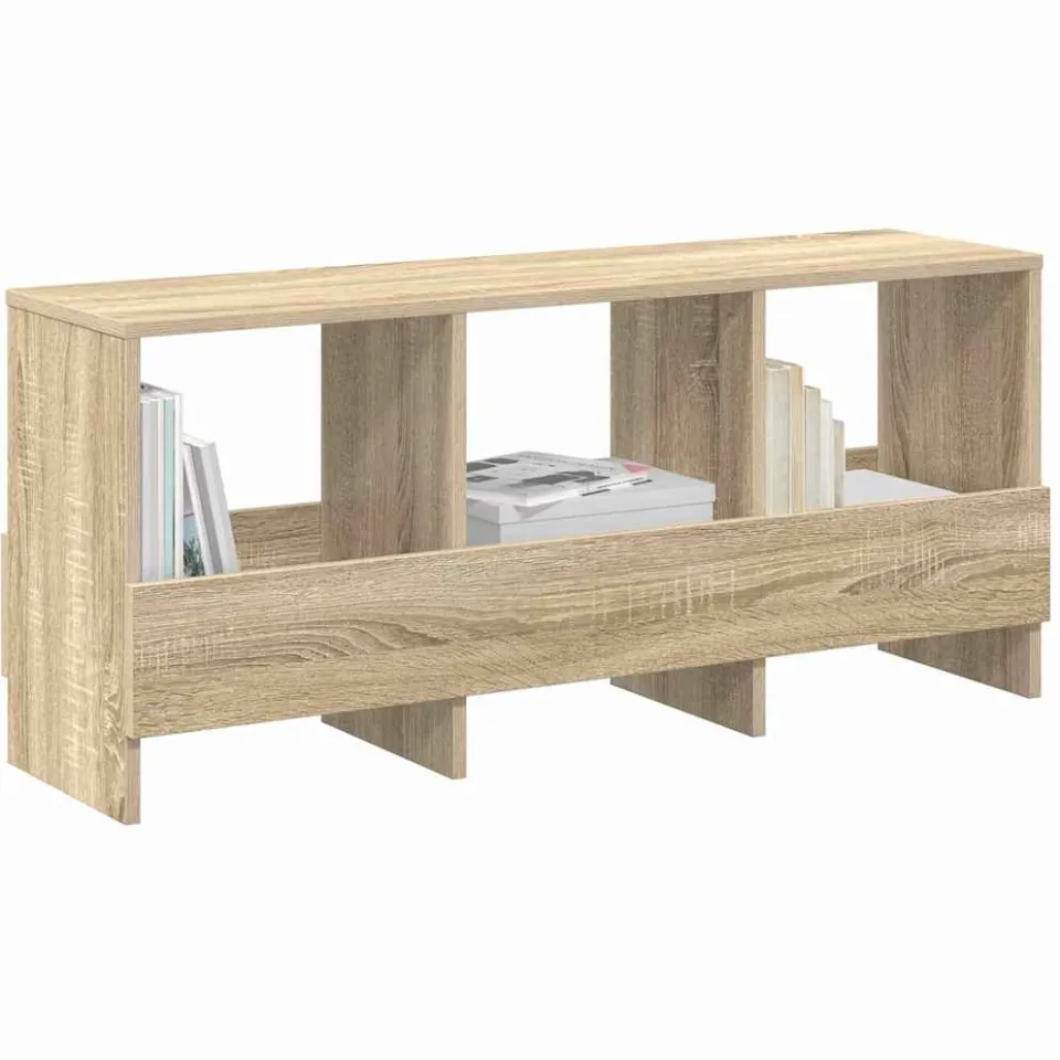 vidaXL Tijdschrift Rek Sonoma Eiken 102 x 30 x 45 cm Bruin