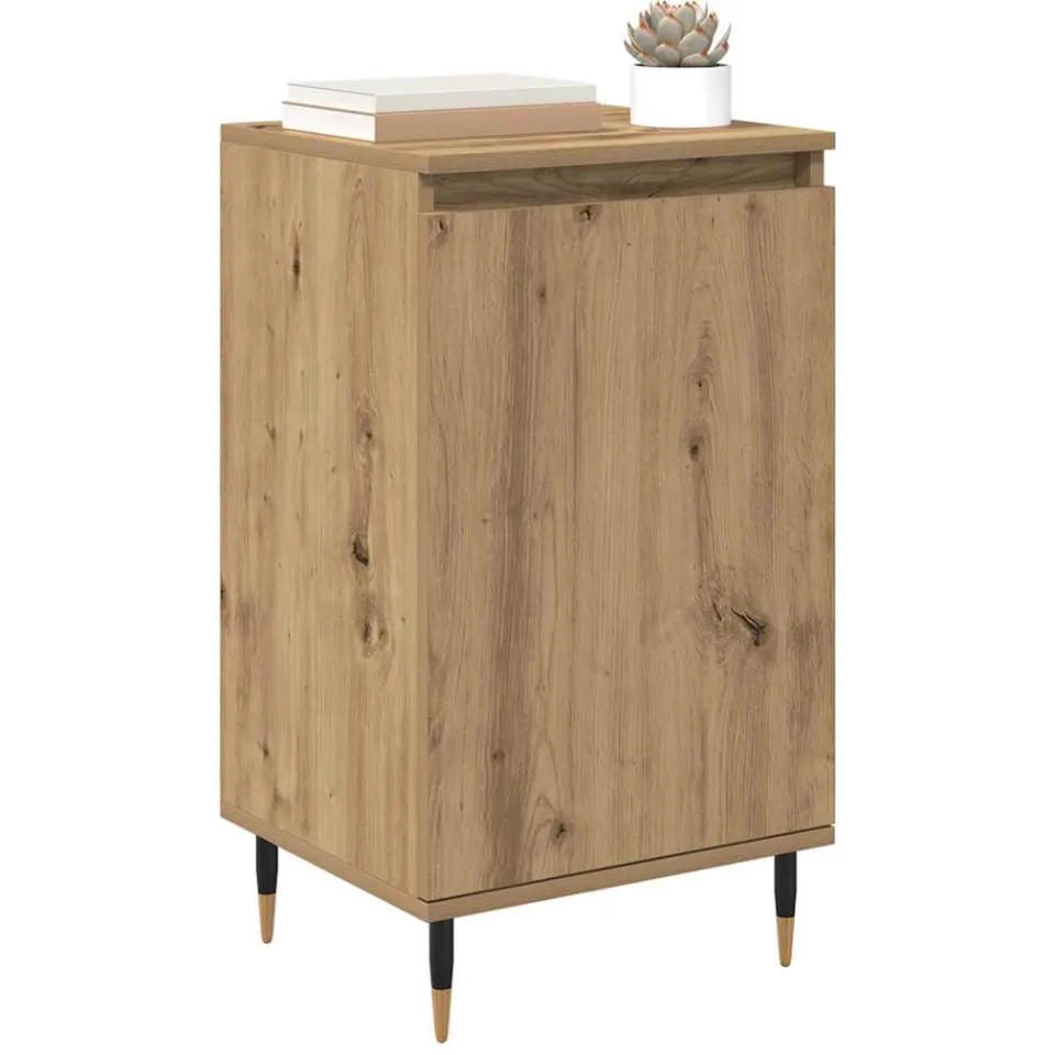 vidaXL Dressoir 2 st Artisan Eiken 40 x 35 x 70 cm Bruin