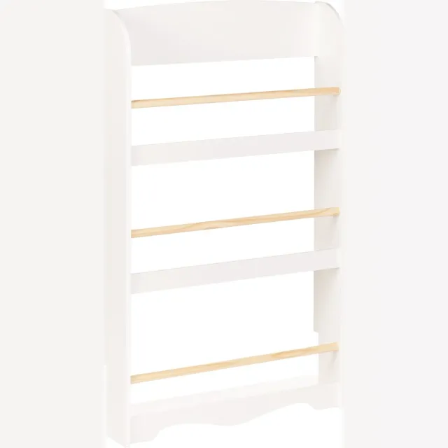 Beliani LILOET - Wandboekenkast - Wit - MDF