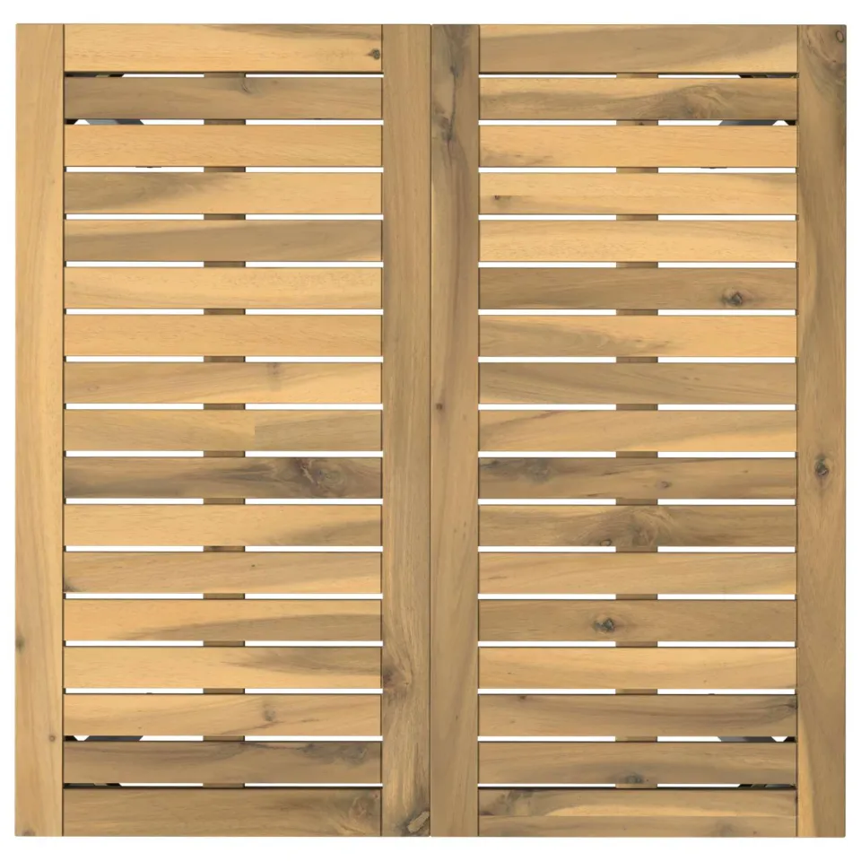 vidaXL Tuindiner tafel NAARDEN Witgewassen 70 x 68,5 x 75 cm, foto 4