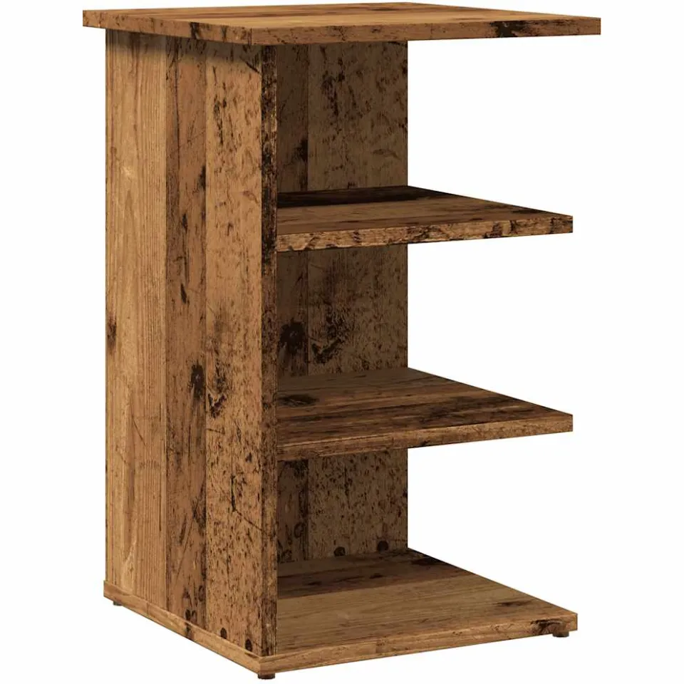 vidaXL Dressoir 35x35x55 cm bewerkt hout oud houtkleurig bruin