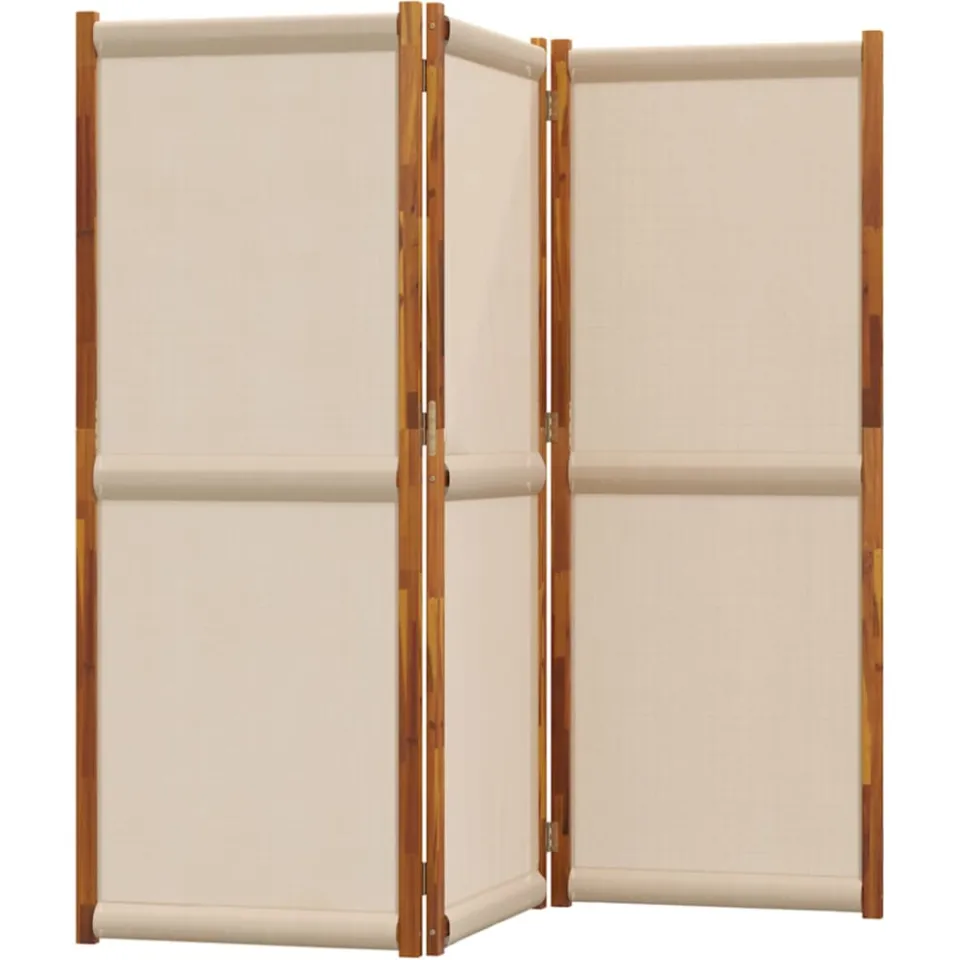 vidaXL Kamerscherm met 3 panelen 210x180 cm taupe, foto 3