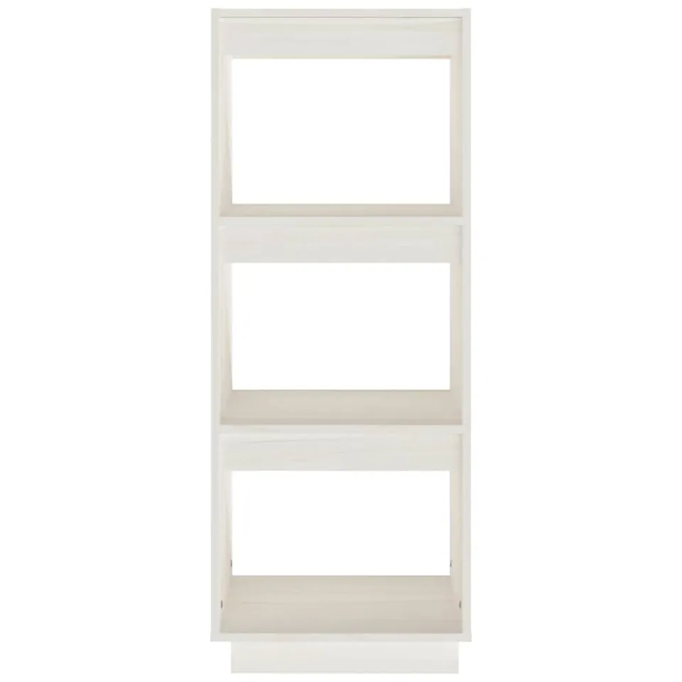 vidaXL Boekenkast/kamerscherm 40x35x103 cm massief grenenhout wit, foto 4