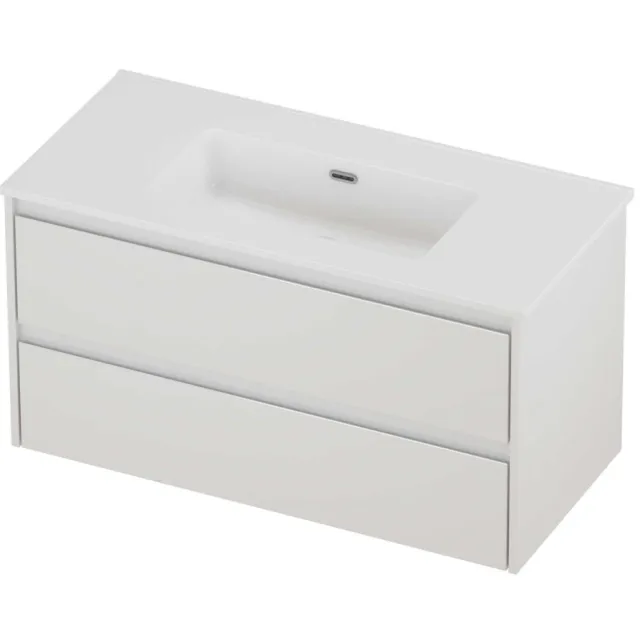 Proline Tribute Badmeubelset Porselein Elegant 100x46x54 cm Glans Wit Glans Wit