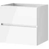 Tiger Wastafelonderkast Condo 60cm - Hoogglans Wit - Met 2 Lades