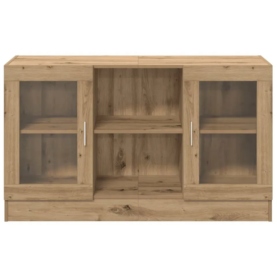 vidaXL Dressoir 120x30,5x70 cm bewerkt hout artisanaal eikenkleurig, foto 4