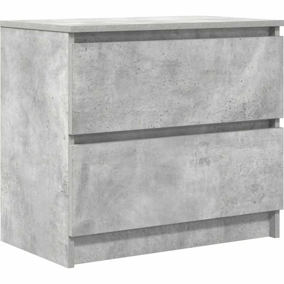 vidaXL Tv-meubel 60x35x54 cm bewerkt hout betongrijs