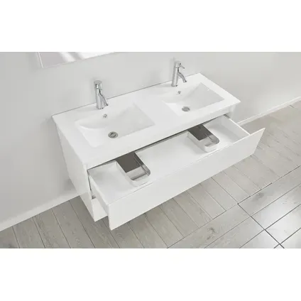Allibert Badmeubelset Livo 120cm Met 2 Laden Glanzend Wit, foto 3