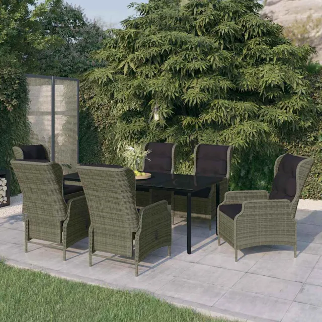 vidaXL 7-delige Tuinset bruin, foto 2