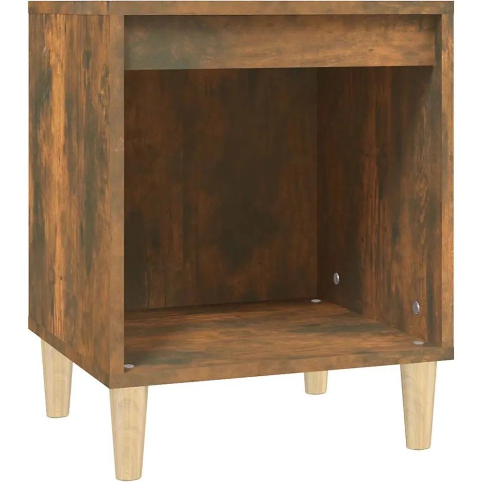 vidaXL Nachtkastjes 2 st 40x35x50 cm gerookt eikenkleurig, foto 4