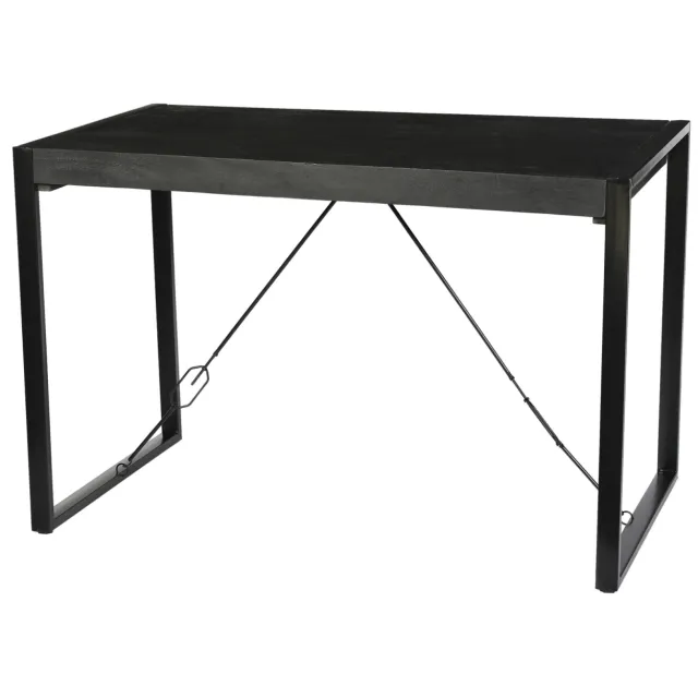 Livingfurn Bartafel 'Norris' Mangohout en staal, 140 x 80cm