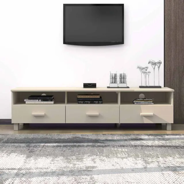 vidaXL Tv-meubel HAMAR 158x40x40 cm massief grenenhout honingbruin bruin, foto 2