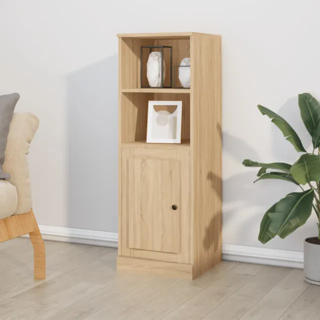 vidaXL Hoge kast 36x35,5x103,5 cm bewerkt hout sonoma eikenkleurig, foto 2