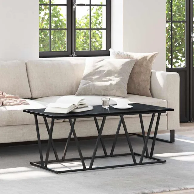 vidaXL Salontafel Gerookt eiken 100 x 50 x 40 cm Bruin