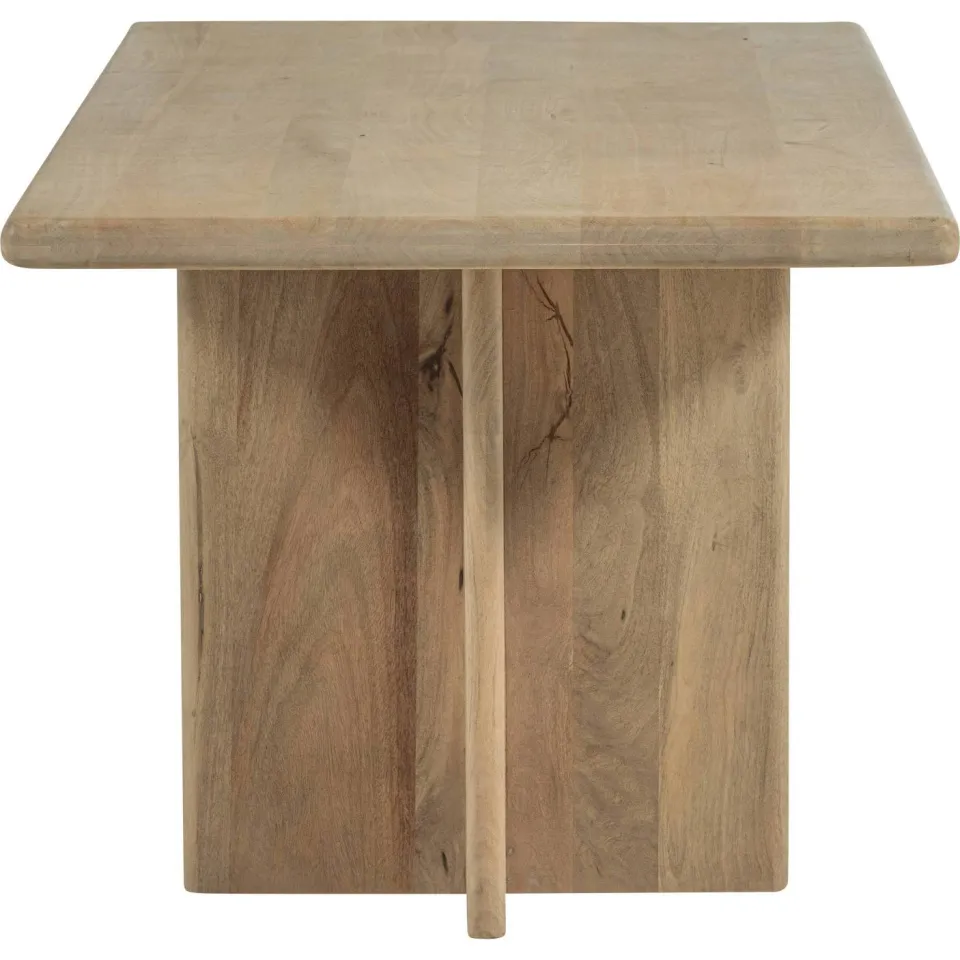 WOOOD Ato Eettafel 180 CM - Mangohout - Naturel - 76x180x90, foto 2