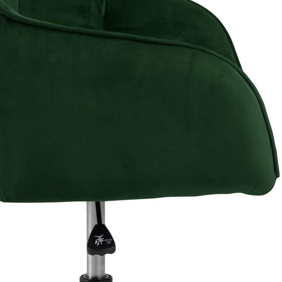 Bendt Loren velvet bureaustoel groen, foto 7