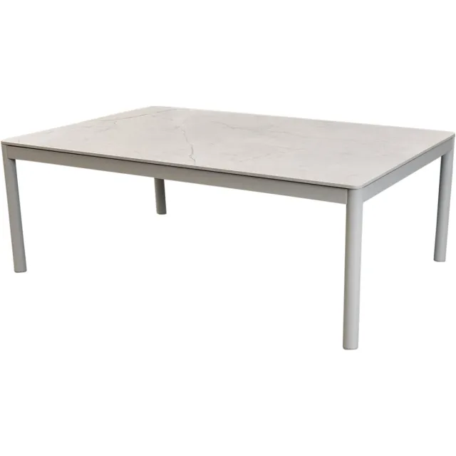 AVH-Collectie Joshua lounge tuintafel 120x79xH43 aluminium latte Zand / Latte / Linen
