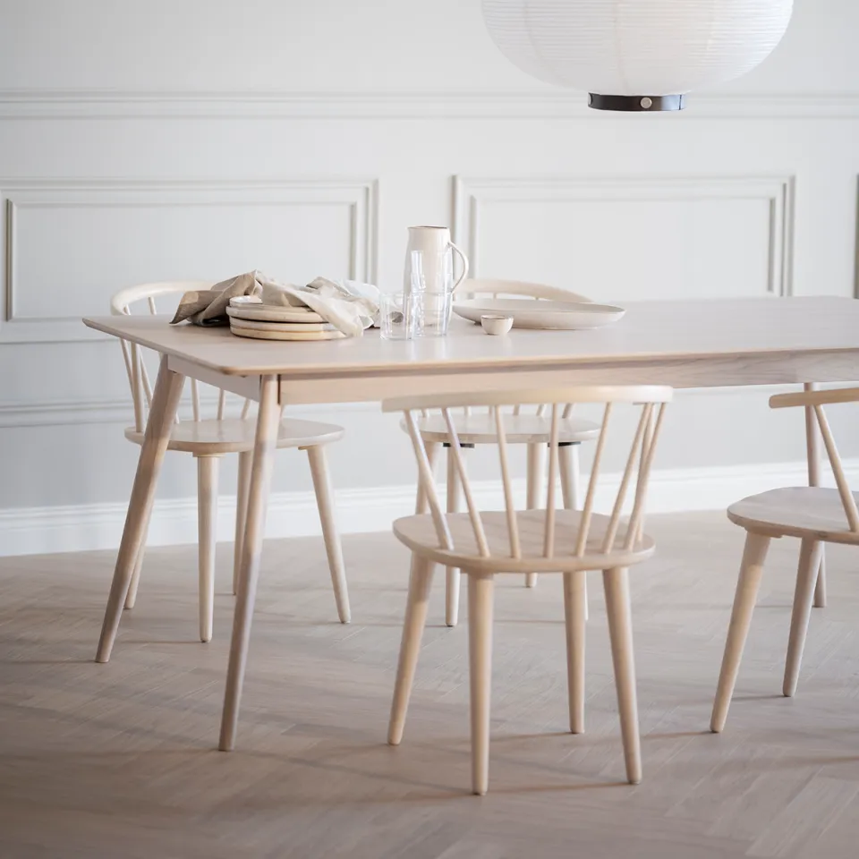 Rowico Home Yumi verlengbare houten eettafel whitewash - 190 x 90 cm, foto 2