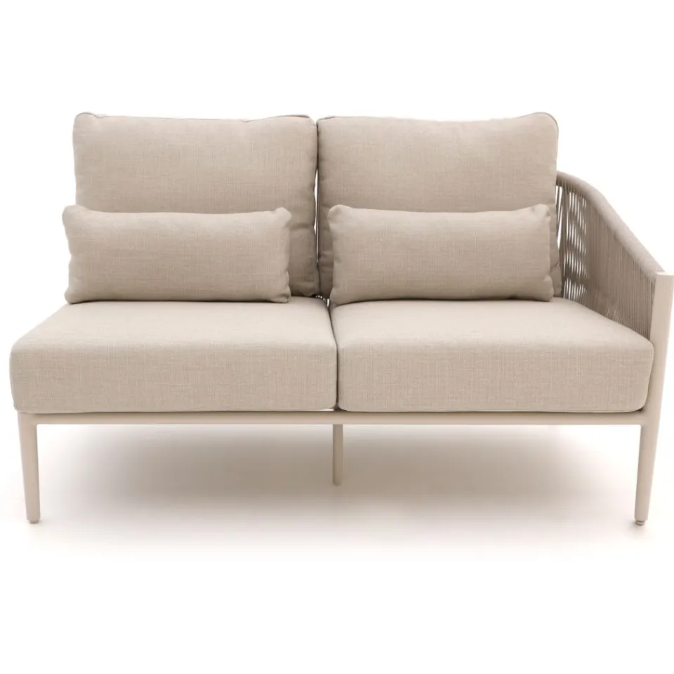 Bellagio tuinmeubelen Bellagio Mineo hoek loungeset 4-delig taupe, foto 4