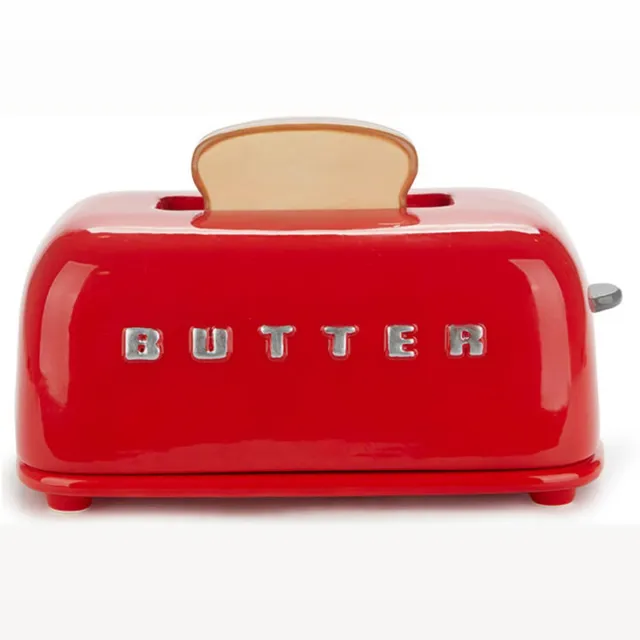 Balvi Butter Tray Toasty Rood