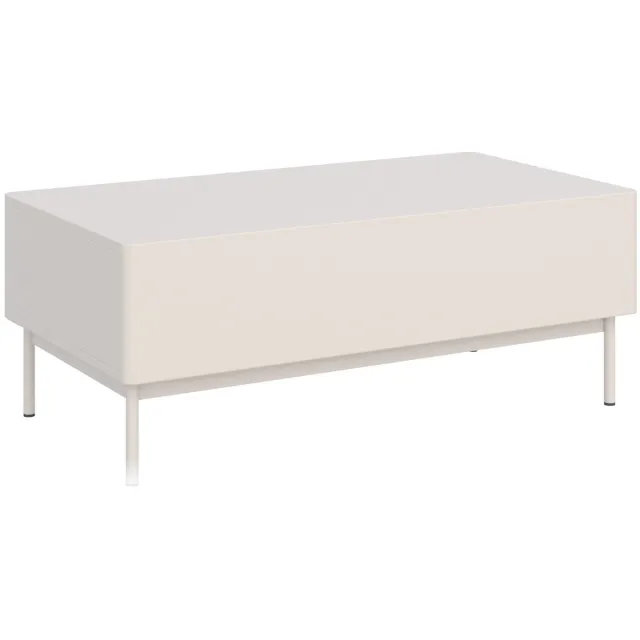 Selsey Olio – Salontafel met twee kleppen, Cashmere, 100 x 53 cm kasjmiergrijs
