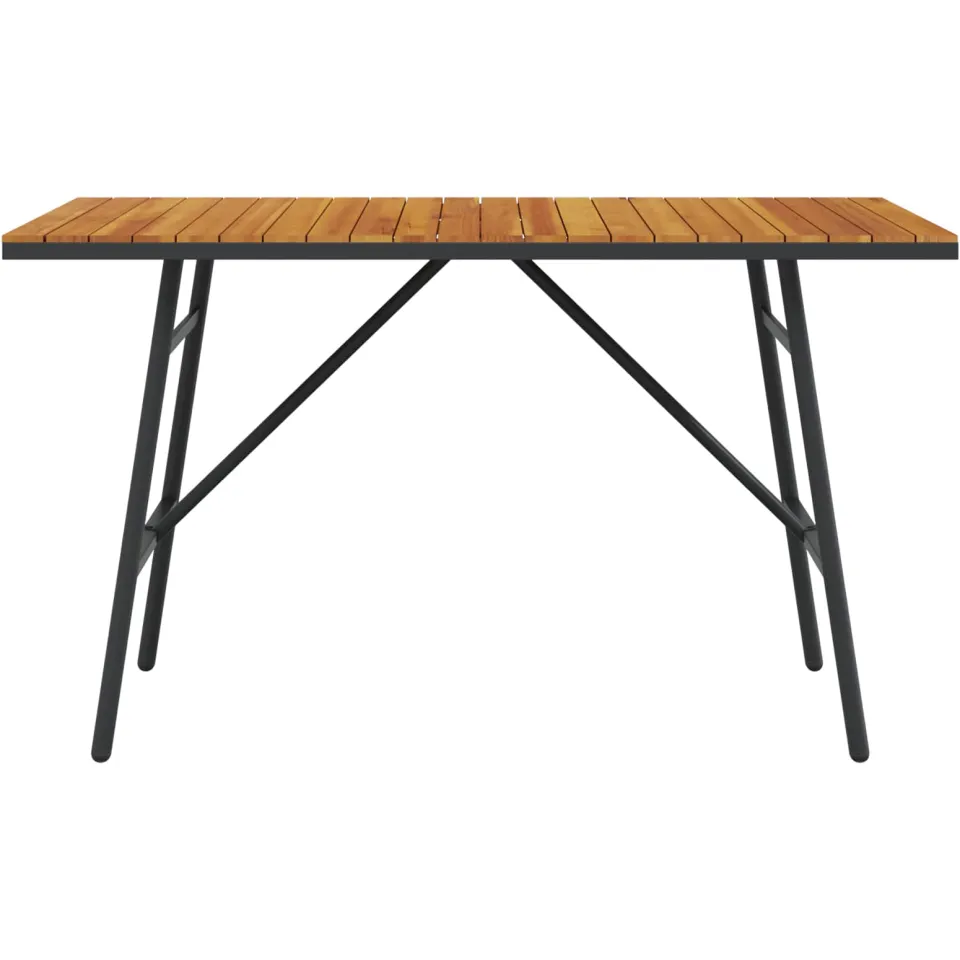 vidaXL Eettafel Bruin 110 x 55 x 61,5 cm Massief Acaciahout