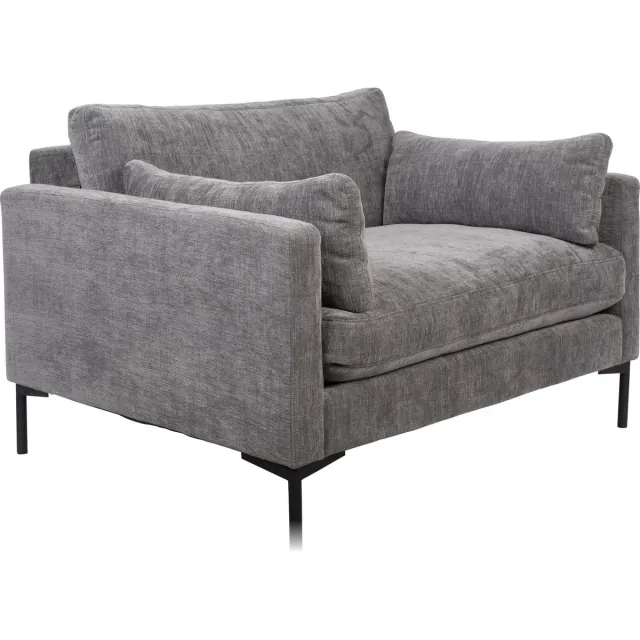 Zuiver Summer Loveseat Antraciet - Grijs