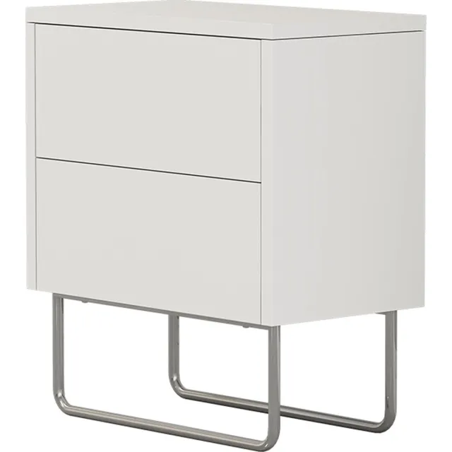 Vicco Calvin Nachtkastje – 45 x 50 cm Wit