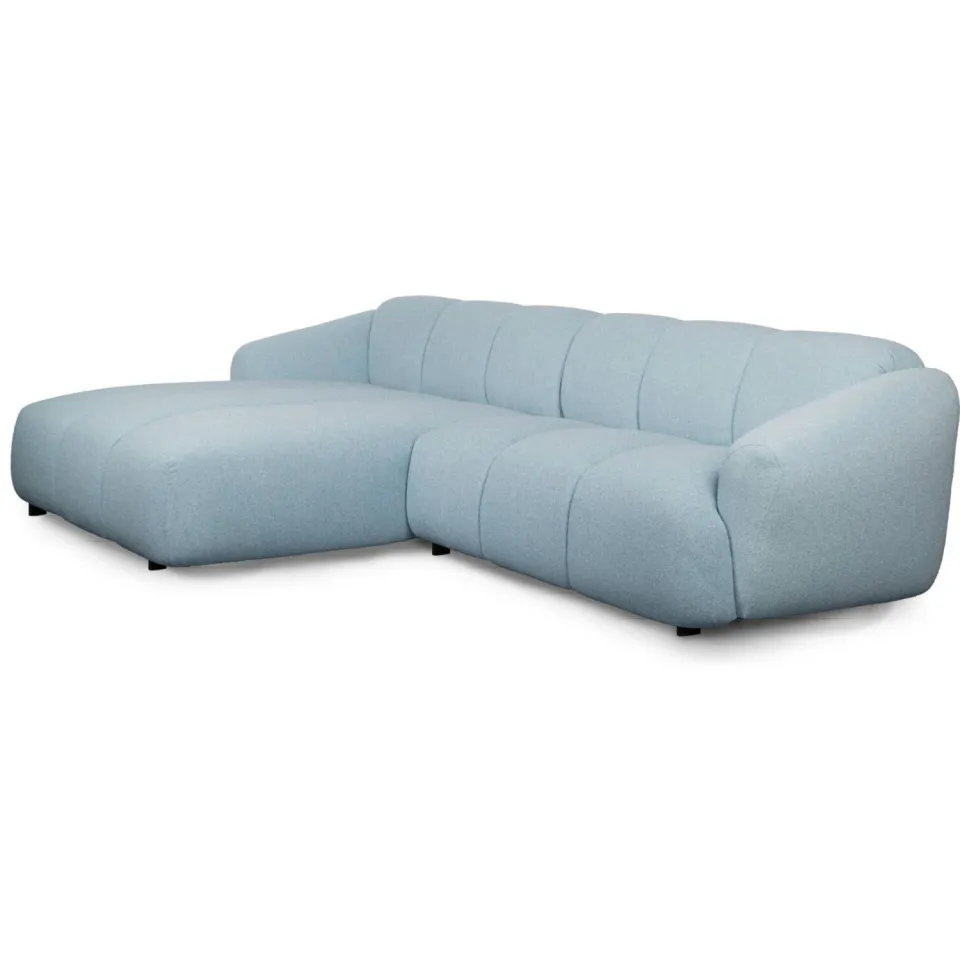 FÉST hoekbank Bollo 4,5-zitsbank links - blauw, foto 6