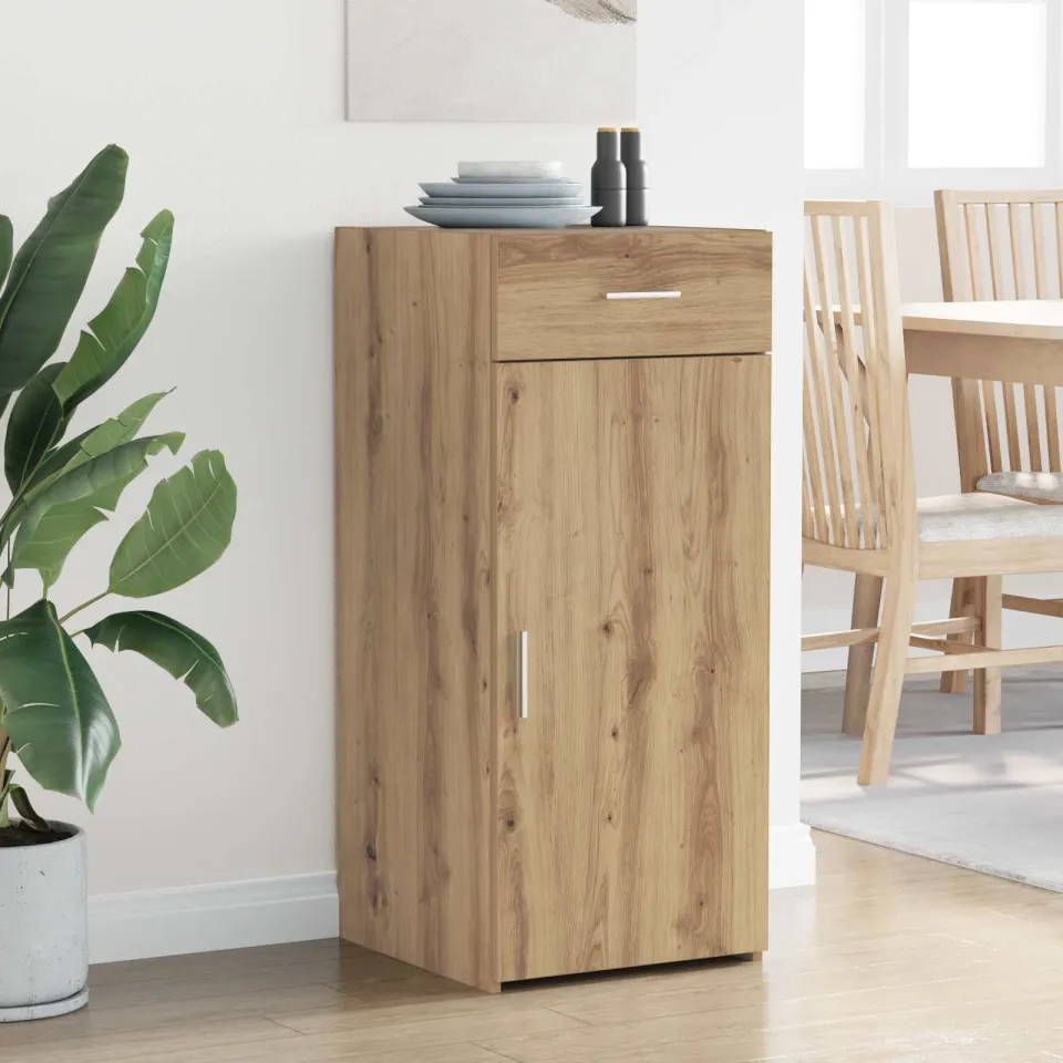 vidaXL Opbergkast Artisan Eik 40 x 42,5 x 93 cm Geconstrueerd hout bruin, foto 3