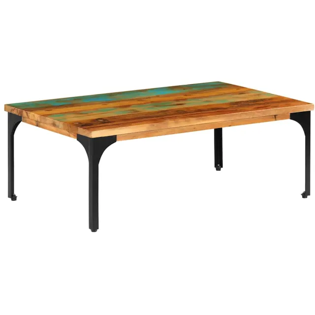 vidaXL Salontafel 100x60x35 cm massief gerecycled hout Bruin
