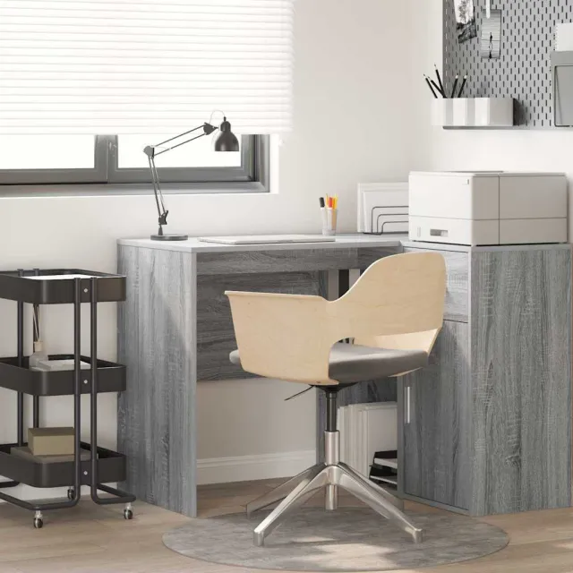 vidaXL Bureau Grijs Sonoma 102 x 50 x 75 cm Bewerkt hout