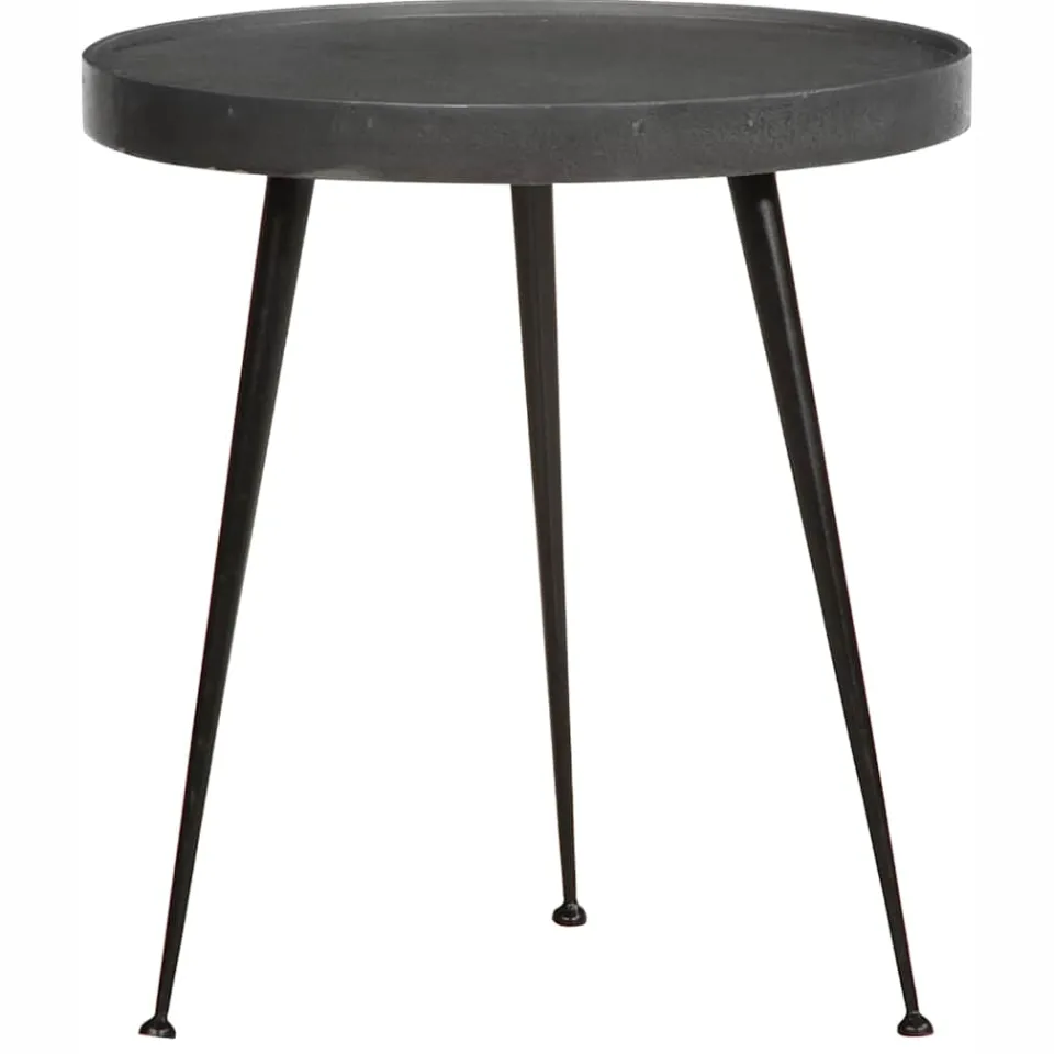 vidaXL Salontafel 3 stuks Zwart bewerkt hout, foto 4
