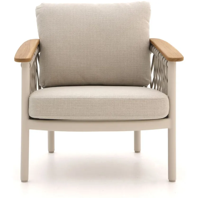 Bellagio tuinmeubelen Bellagio Birgi Novo stoel-bank loungeset 4-delig taupe, foto 5
