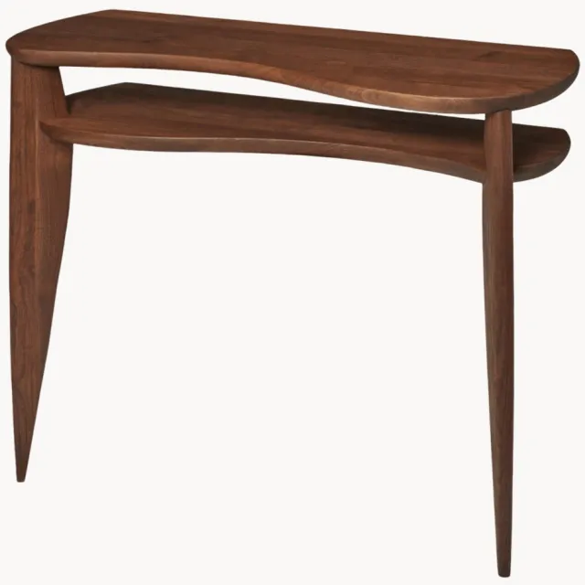 Ferm Living Wandtafel Feve van walnoothout Bruin
