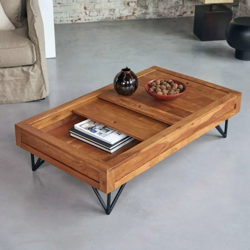 Tikamoon Bonnie - Salontafel donkerbruin, foto 3