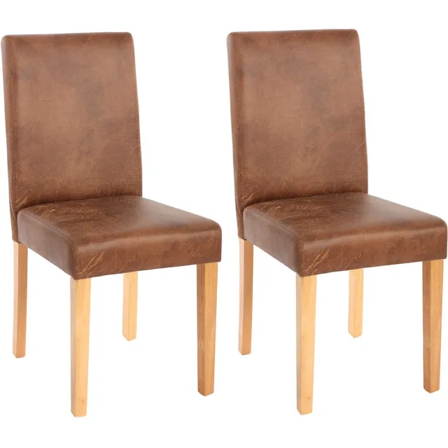Cosmo Casa Set Van 2 Eetkamerstoelen - Keukenstoelen - Textiel - Imitatie Suède - Lichtgekleurde Poten textiel, imitatiesuède, lichtgekleurde poten