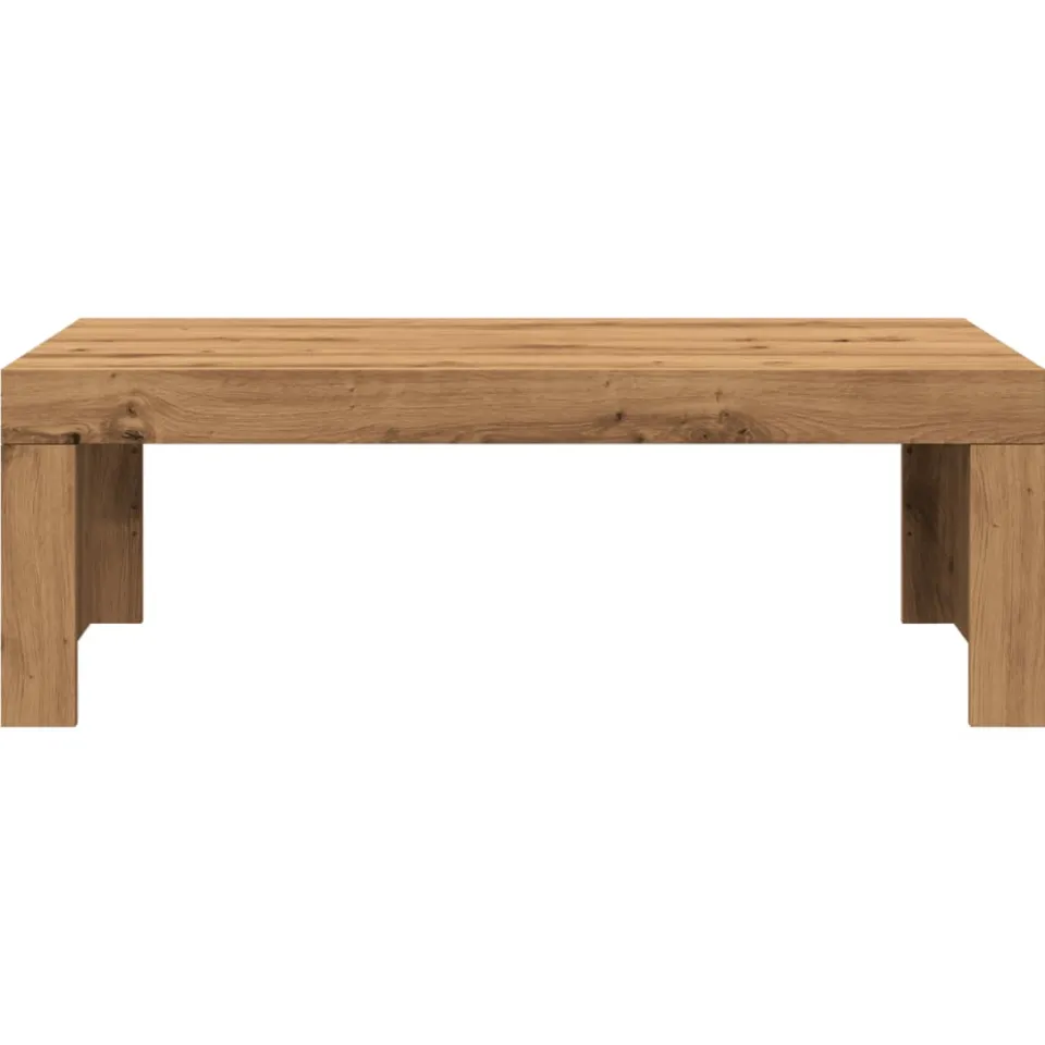 vidaXL Salontafel 102x50x35 cm bewerkt hout artisanaal eikenkleurig, foto 4