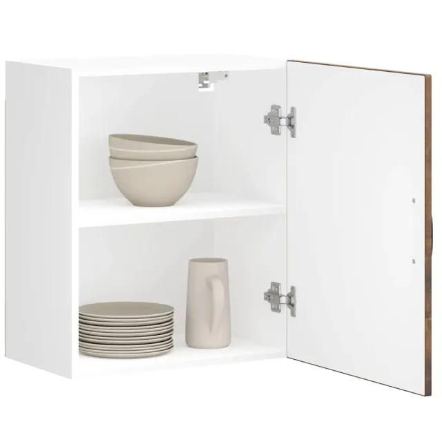 vidaXL Keuken Wandkasten 2 stuks "Lucca" Gerookte Eik Gelaagd Hout Bruin