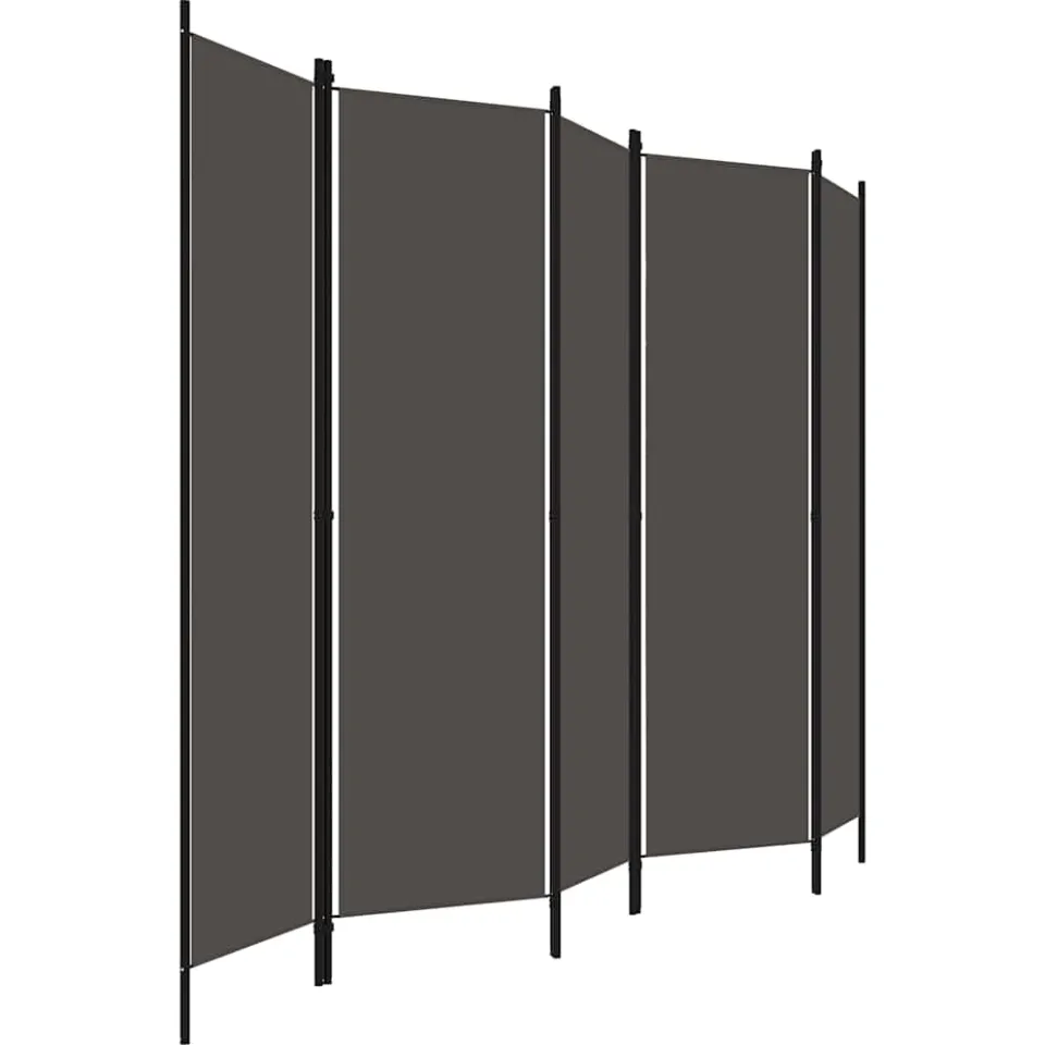 vidaXL Kamerscherm met 5 panelen 250x180 cm antraciet, foto 4