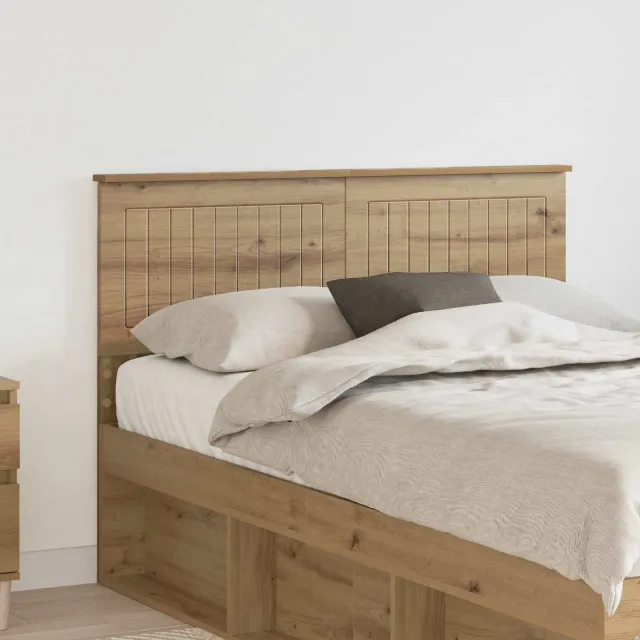 vidaXL Hoofdbord Artisan Eiken Bewerkt hout Bruin