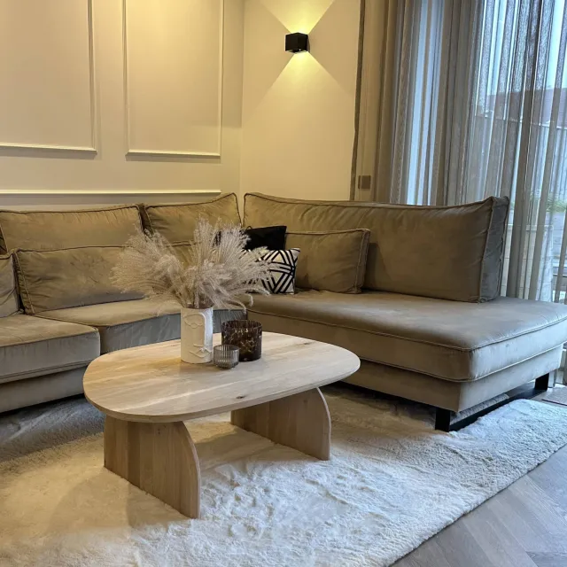 Eikenhouten salontafel Betty