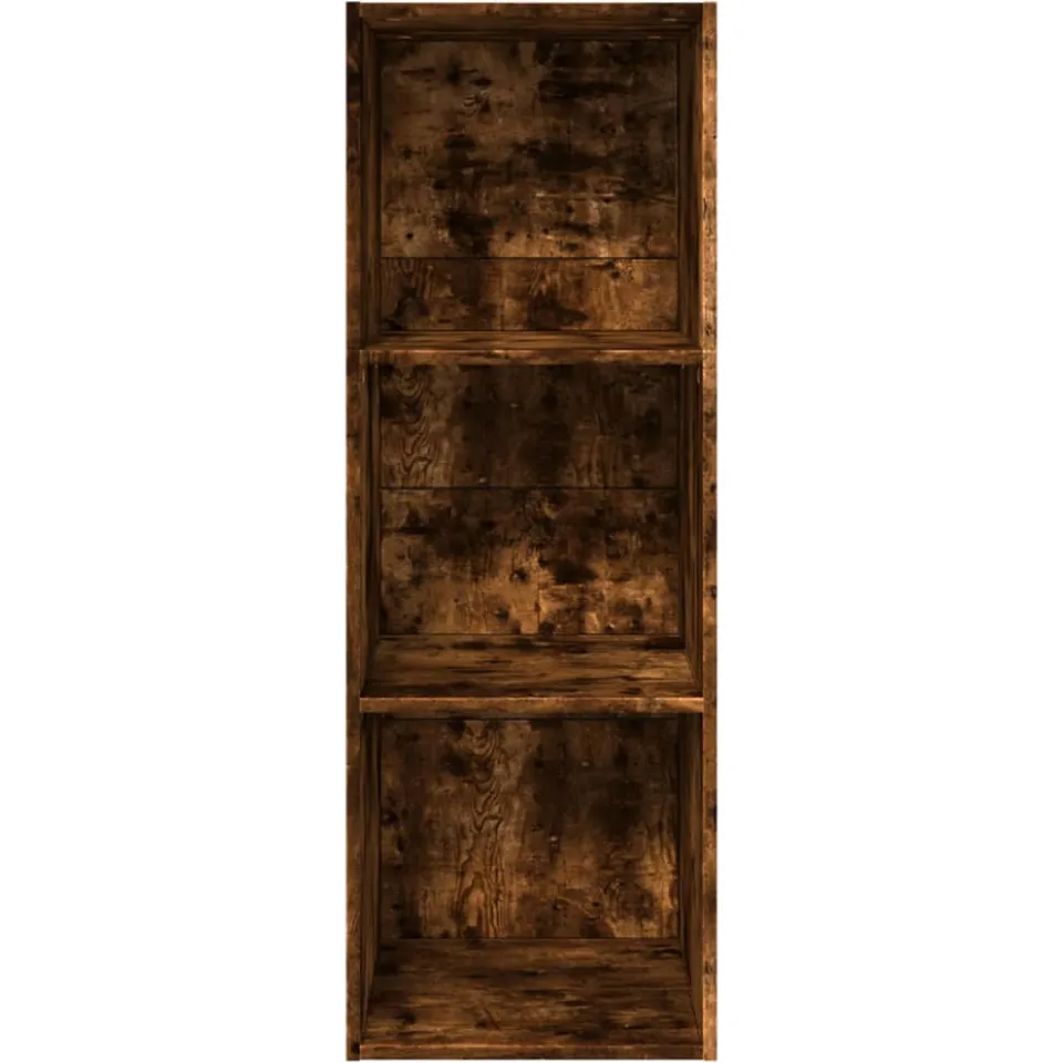 vidaXL Boekenkast 40x30x114 cm bewerkt hout gerookt eikenkleurig, foto 4